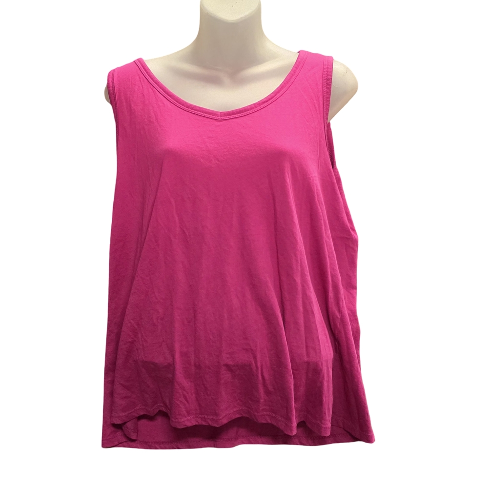 Just Be Vibrant Pink Tank Top
